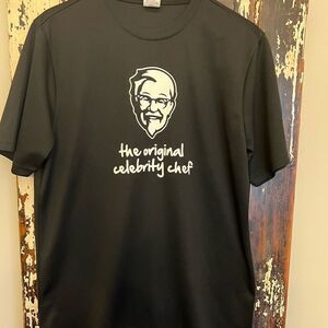 COLONEL SANDERS ORIGINAL CELEBRITY CHEF SHIRT Kentucky Fried Chicken Uniform M